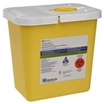 ChemoSafety Disposal Container with Hinged Lid