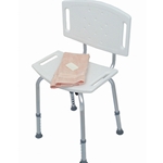 Blow-Molded Bath Seat with Backrest