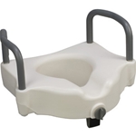 Hi-Riser Locking Raised Toilet Seat with Arms
