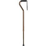 Deluxe Adjustable Aluminum Cane, Offset Foam Grip