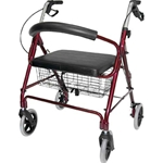 Lightweight Extra-Wide Heavy-Duty Aluminum Rollator