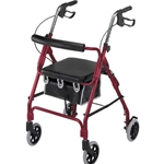 Ultra Lightweight Aluminum Rollator with Pouch