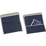 Fleece Wheelchair Armrests with Pouches