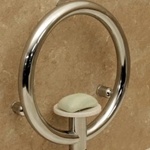 Invisia Soap Dish with Integrated Support Rail