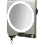 Zadro LED Surround Light Fogless Suction Cup Shower Mirror