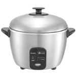 Sunpentown SC-889 10 Cup Stainless Steel Rice Cooker & Steamer