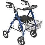 Drive Medical D-Lite Aluminum Rollator Walker