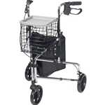 Deluxe 3-Wheel Steel Rollator