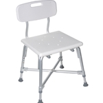Drive Medical Heavy Duty Bariatric Bath Bench with Back