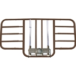 Drive Medical Half Length Bed Rail, Tool Free Adjustable Width