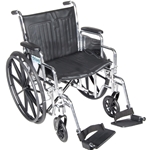 Drive Medical Chrome Sport Wheelchair