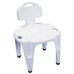 Carex Adjustable Composite Shower Seat