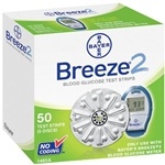 Bayer Breeze 2 Blood Glucose Test Strips