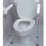 HealthSmart Toilet Safety Arm Support with BactiX