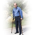 Universal Aluminum Folding Underarm Crutches