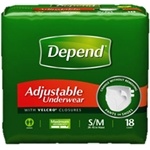 Depend Adjustable Underwear