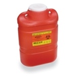 8.2 Quart Multi-Use One-Piece Sharps Disposal Container