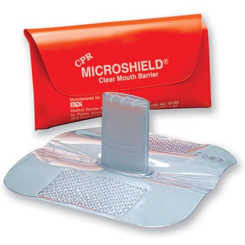 CPR Microshield Clear Mouth Barrier Mask at