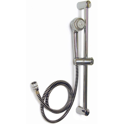 Adjustable Height Sliding Shower Head at