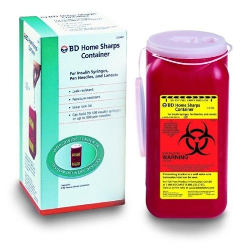 BD Home Sharps Container Needle Disposal at