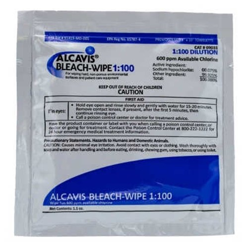 Alcavis Bleach Wipes 110 at