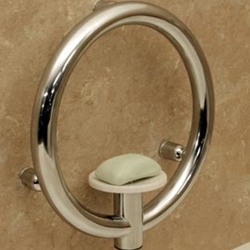 Invisia Soap Dish with Integrated Support Rail