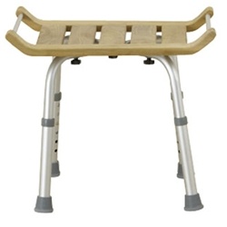 Pollenex Teak Wood Shower Bench
