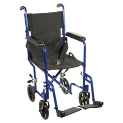 McKesson Deluxe Aluminum Transport Wheelchair