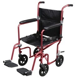 Drive Medical Transport Wheelchair with Removable Wheels