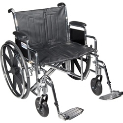 McKesson Dual Axle Heavy Duty Wheelchair