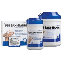 PDI Sani Hands Instant Hand Sanitizing Wipes