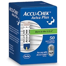 Accu-Chek Aviva Plus Blood Glucose Test Strips