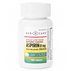 GeriCare Low Dose Enteric Coated Aspirin Tablets