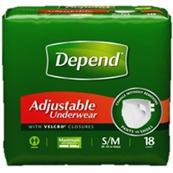 Depend Adjustable Underwear