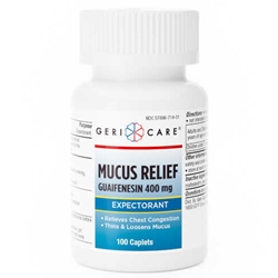 GeriCare Mucus Relief Guaifenesin Caplets