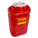 BD 5 Gallon Multi-Use One-Piece Sharps Disposal Container