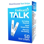 Embrace Talk Blood Glucose Test Strips