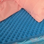 Convoluted Foam Bed Pad
