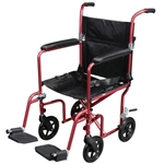 Drive Medical Transport Wheelchair with Removable Wheels