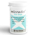 Microdot Blood Glucose Test Strips