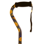 Offset Adjustable Aluminum Cane - Celestial
