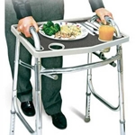 Universal Walker Tray with Grip Mat