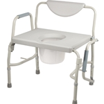 McKesson Oversized Heavy Duty Bariatric Drop Arm Commode