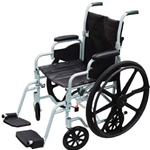 Drive Medical Poly Fly Lightweight Transport Chair Wheelchair