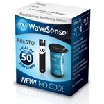 WaveSense Presto Blood Glucose Test Strips