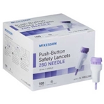 McKesson Push Button Safety Lancets