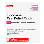 Rugby Lidocaine Pain Relief Patch