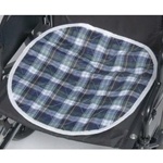 CareFor Deluxe Green Plaid Reusable Chair Pad