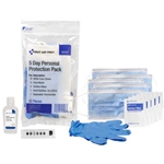 First Aid Only 5 Day Personal Protection Pack