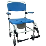Bariatric Aluminum Rehab Shower Commode Chair